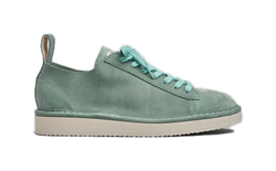 SCARPA ALLACCIATA P01 DONNA IN SUEDE ICEBERG-GREEN